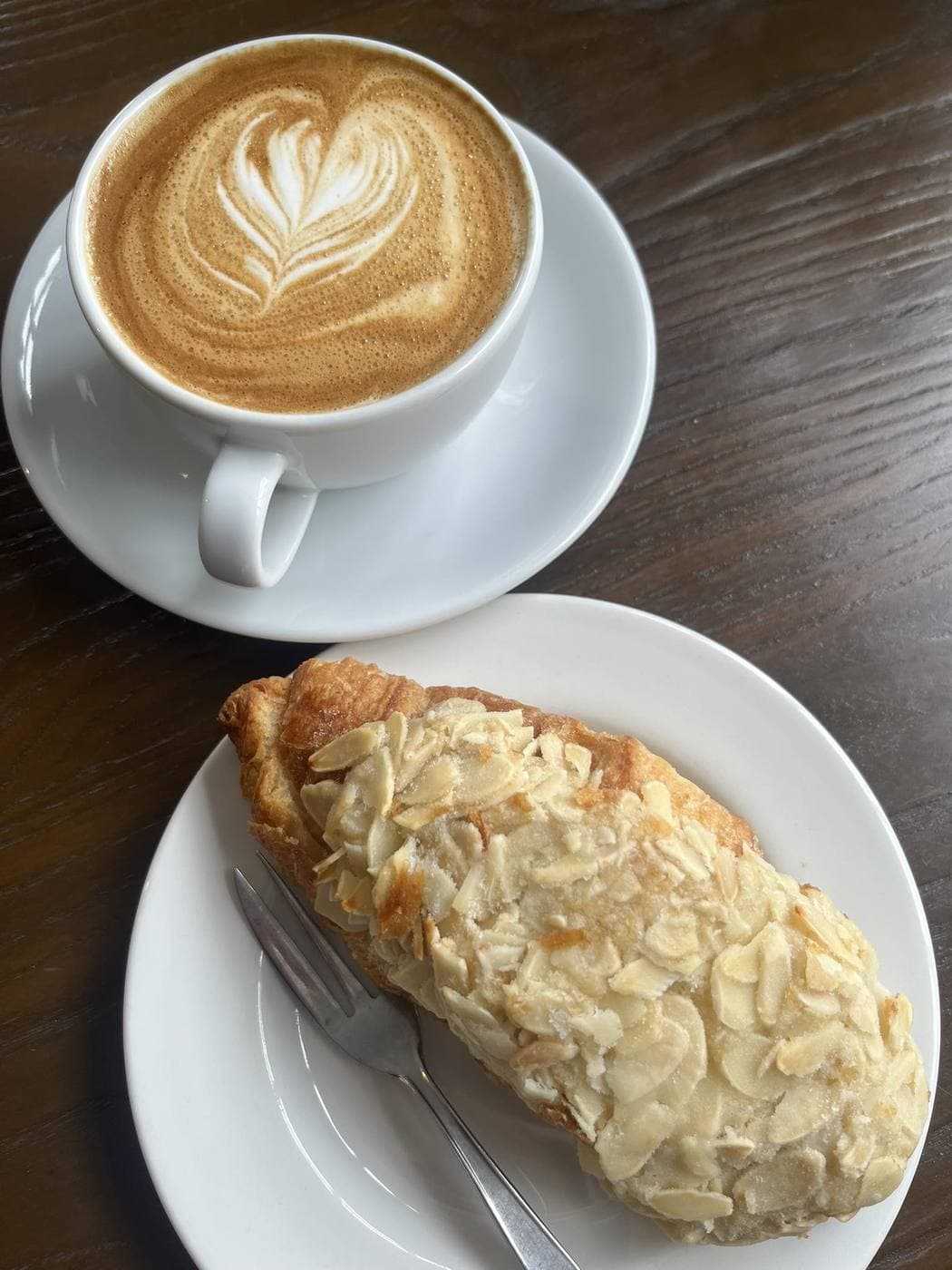 Coffee and a cake at The Coffee Cup